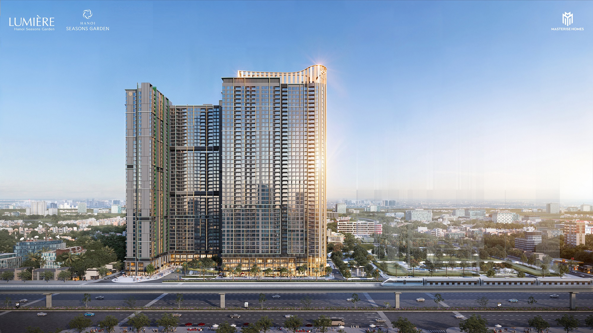 Phối cảnh tổng thể đại đô thị